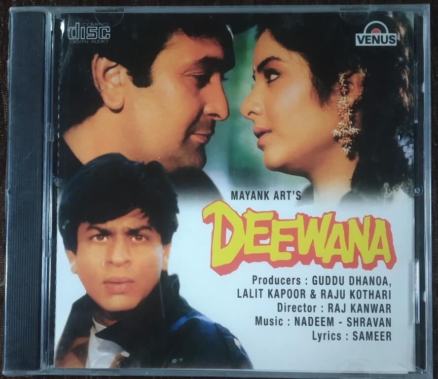 Deewana (1992) Nadeem-Shravan Pre-Owned Venus Audio CD