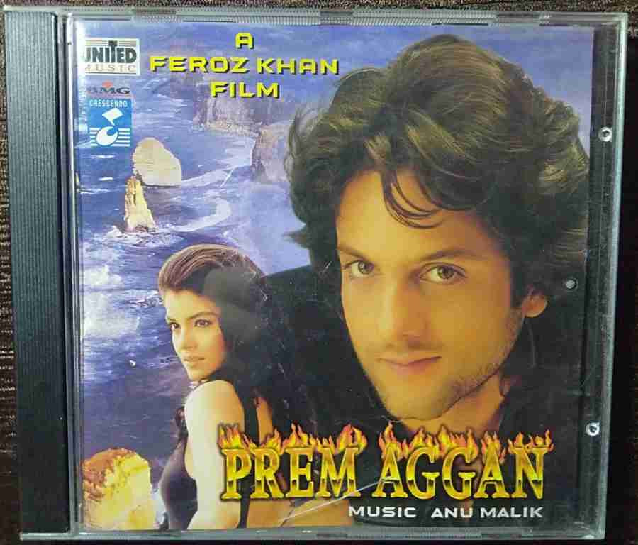 Prem Aggan - A Story Of Burning Love (1998) Anu Malik Pre-Owned United Music, Crescendo Audio CD