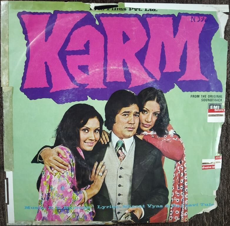 Karm (1977) R.D. Burman Pre-Owned Vinyl, 7" EP Record