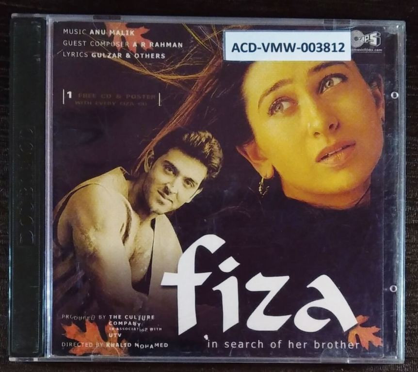 Fiza In Search Of Her Brother (2000) Anu Malik Pre-Owned Tips Double Audio CD