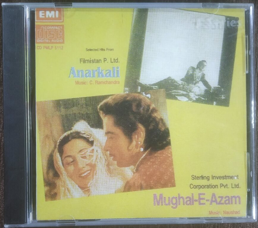Anarkali (1953) C. Ramchandra / Mughal-E-Azam(1960) Naushad Pre-Owned  Imported Audio CD