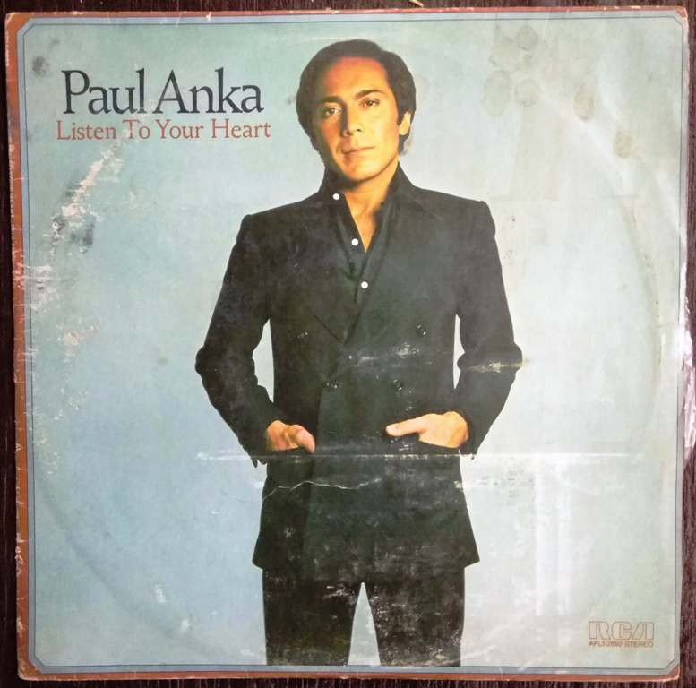 Paul Anka ‎– Listen To Your Heart (1978) Paul Anka Pre-Owned Vinyl, 12" LP Record