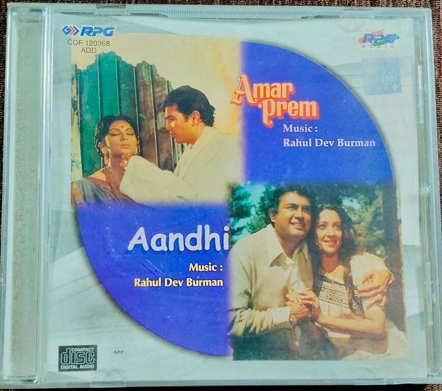 Amar Prem (1971) R. D. Burman / Aaandhi (1975) R. D. Burman Pre-Owned RPG Audio CD