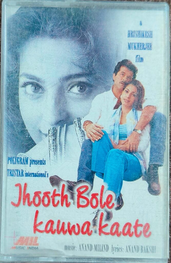 Jhooth Bole Kauwa Kaate (1998) Anand-Milind Hindi OST Pre-Owned PolyGram Audio Cassette