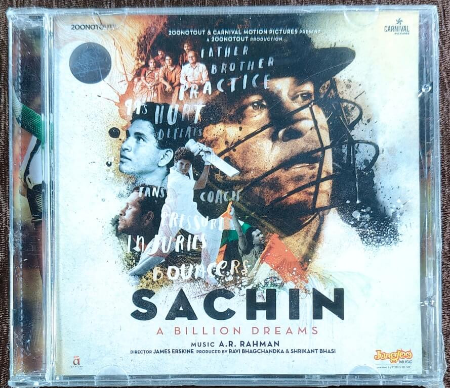 Sachin - A Billion Dreams (2017) A.R. Rahman Pre-Owned Junglee-Times Music Audio CD
