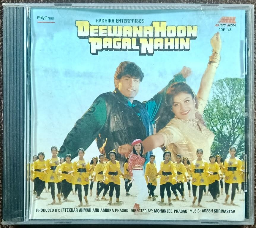 Deewana Hoon Pagal Nahin (1996) Aadesh Shrivastava Pre-Owned Polygram / Music India Audio CD