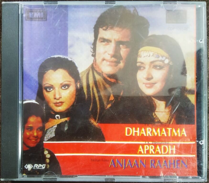 Dharmatma  (1975) Kalyanji-Anandji / Apradh (1972) Kalyanji-Anandji / Anjaan Raahen(1974) Kalyanji-Anandji Pre-Owned  Imported Audio CD