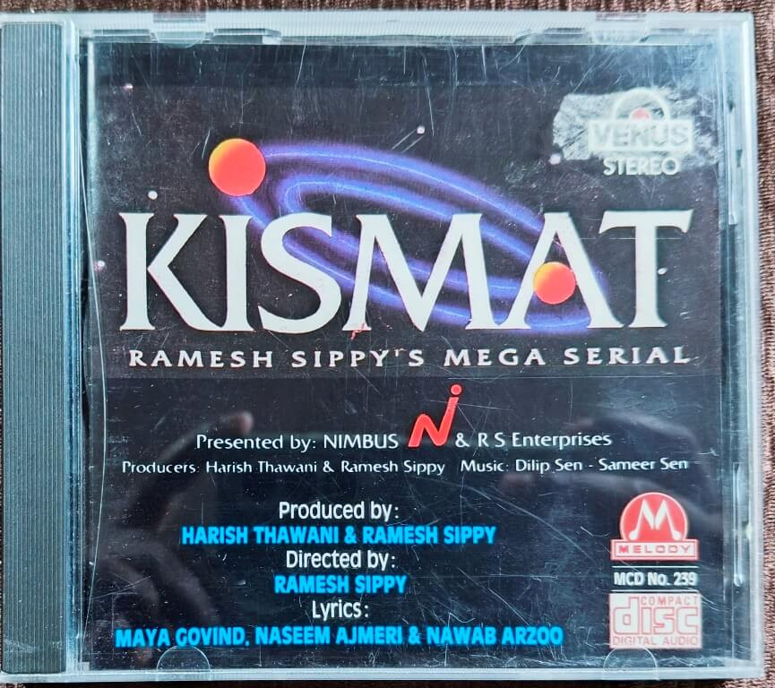 Ramesh Sippy's Kismat (1994) Dilip Sen-Sameer Sen Pre-Owned Melody, Venus Imported Audio CD