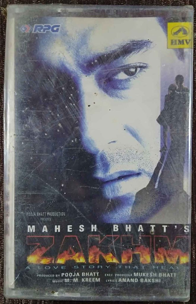 Zakhm - A Love Story That Heals (1998) M.M. Kareem Pre-Owned HMV, RPG Audio Cassette