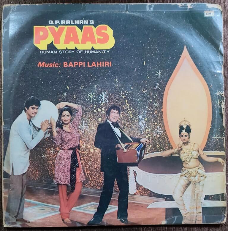 Pyaas (1981) Bappi Lahiri Pre-Owned His Master's Voice Vinyl, 12" LP Record