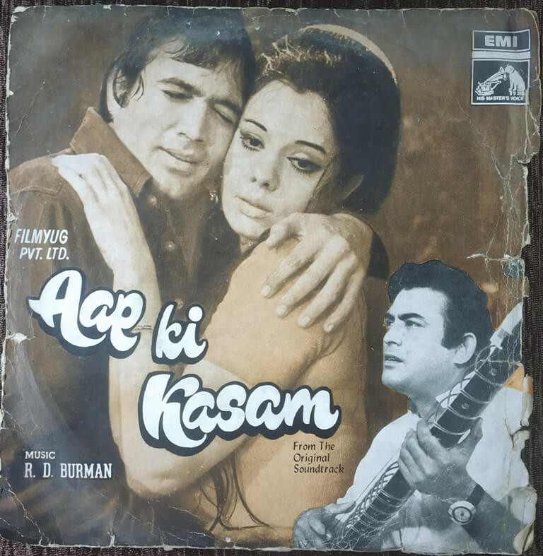 Aap Ki Kasam (1973) R.D. Burman Pre-Owned Vinyl, 7" EP Record