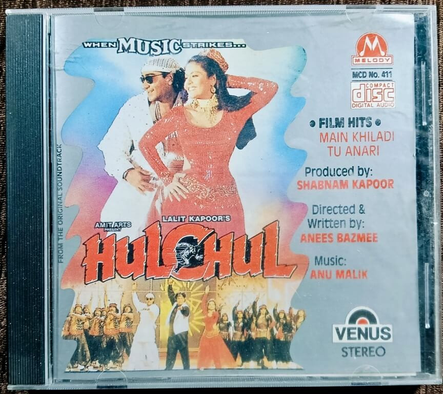 Hulchul (1994) Anu Malik Pre-Owned Melody - Venus Imported Audio CD