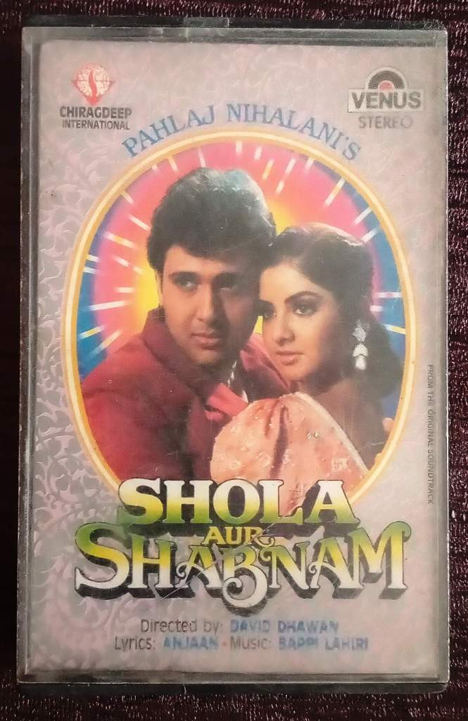 Shola Aur Shabnam (1996) Bappi Lahiri Pre-Owned Venus Audio Cassette