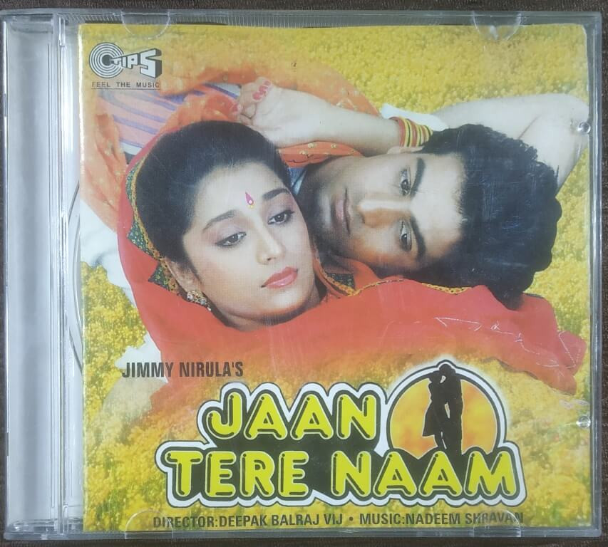 Jaan Tere Naam (1991) Nadeem-Shravan Pre-Owned Tips Audio CD