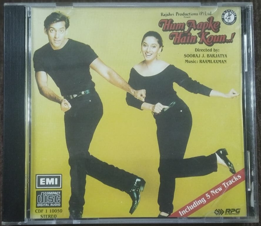 Hum Aapke Hai Kon (1994) Raamlaxman Pre-Owned EMI Audio CD