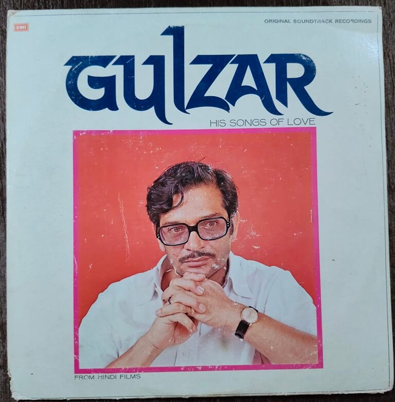 Gulzar – His Songs Of Love (From Hindi Films) (1976) Bollywood OST Compilation Pre-Owned HMV Vinyl, 12" LP Record