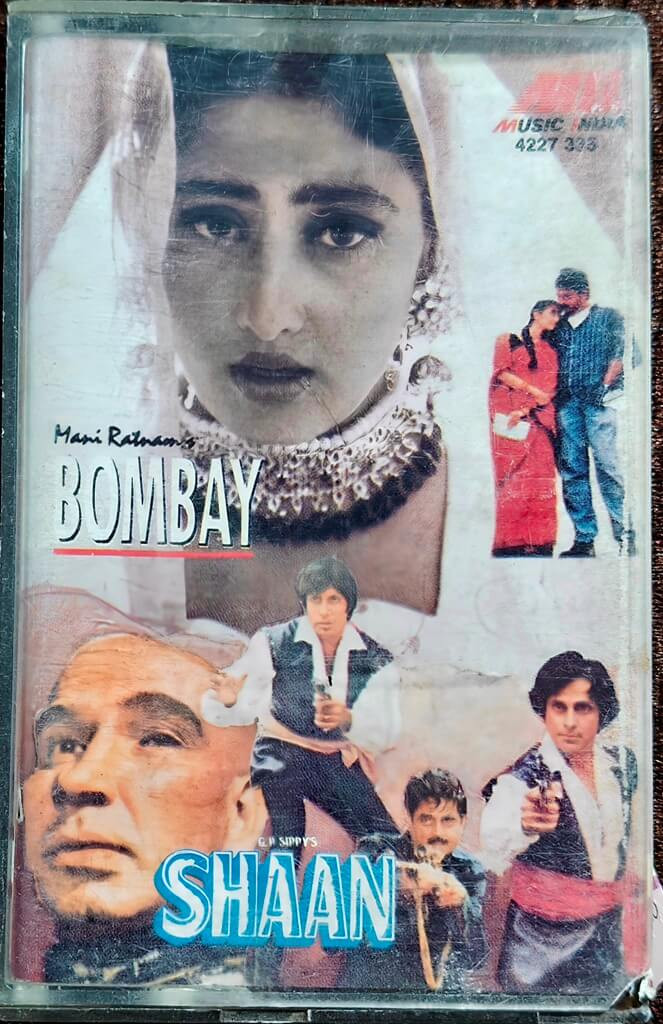 Bombay (1994) A.R. Rahman / Shaan (1980) R.D. Burman Pre-Owned PolyGram Audio cassette