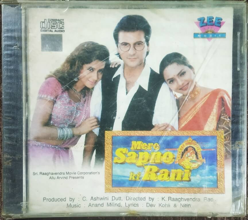 Mere Sapno Ki Rani (1997) Anand-Milind Pre-Owned Zee Music Audio CD