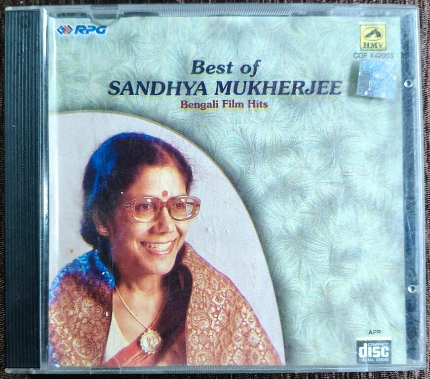 Sandhya Mukherjee - Best Of Sandhya Mukherjee - Bengali Film Hits (1991) Pre-Owned HMV, RPG Audio CD
