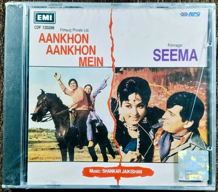 Aankhon Aankhon Mein (1972) Shankar Jaikishan / Seema (1971) Shankar Jaikishan Pre-Owned EMI Imported Audio CD