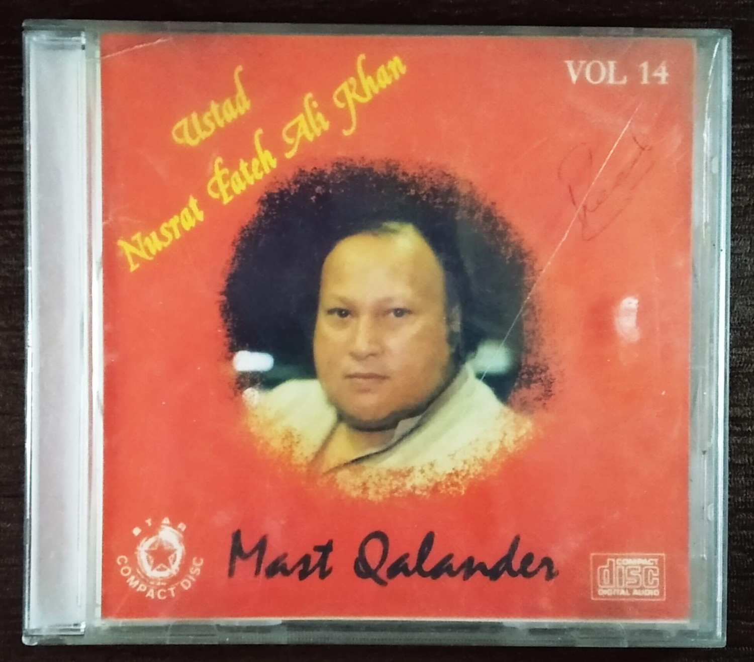 Ustad Nusrat Fateh Ali Khan – Mast Qalander Vol 14 (1991) Ustad Nusrat Fateh Ali Khan Pre-Owned OSA, Oriental Star, Star Compact Disc Imported Audio CD