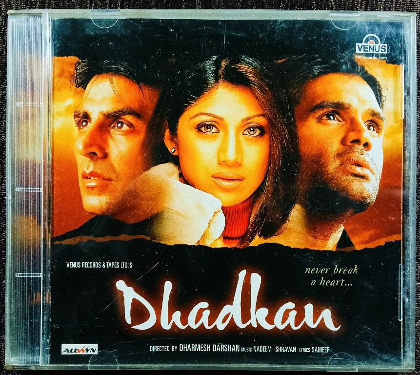 Dhadkan (2000) Nadeem-Shravan Pre-Owned Venus Audio CD