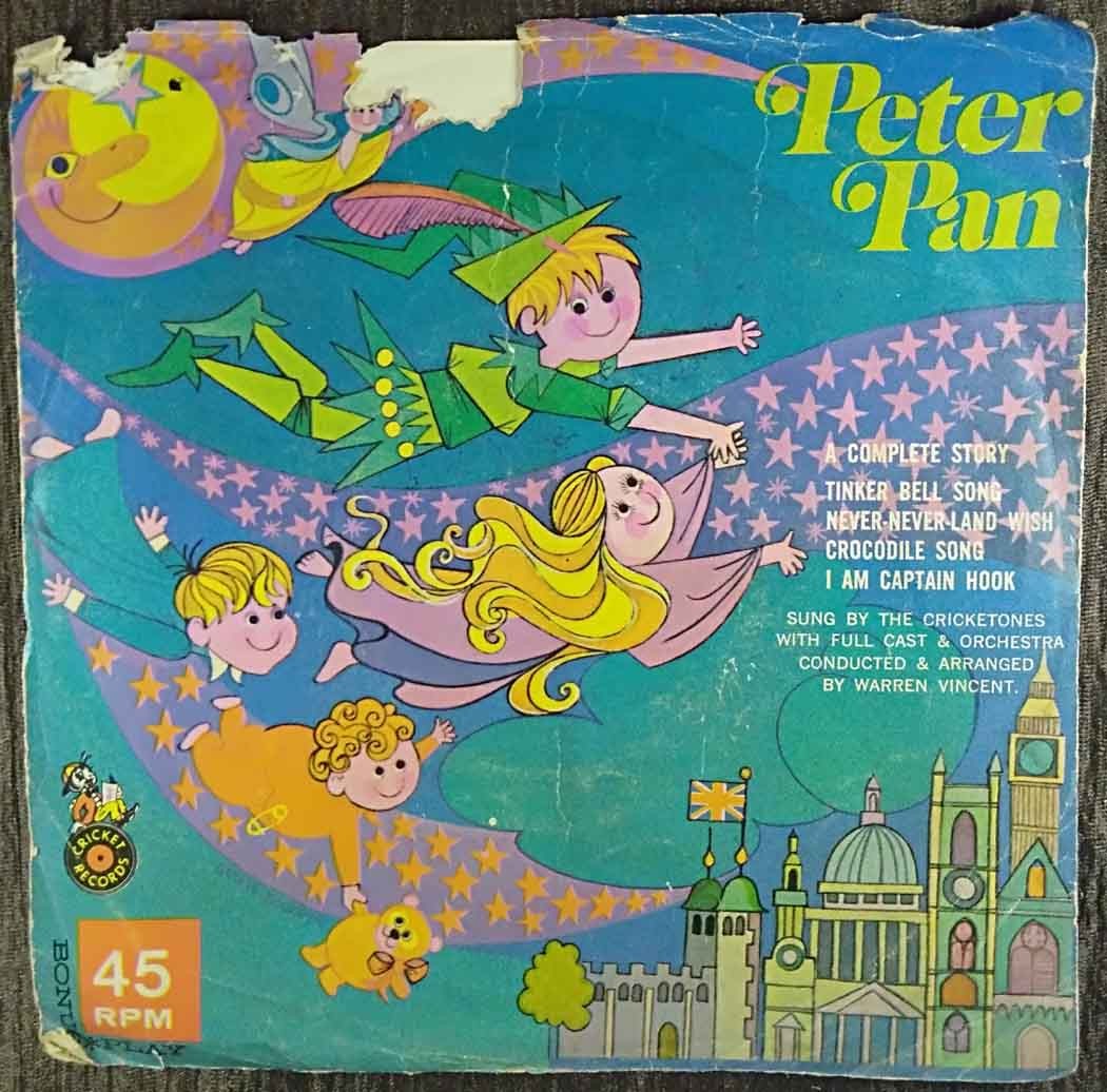 Peter Pan - Part I & II Warren Vincent Pre-Owned Vinyl, 7" Imported EP Record
