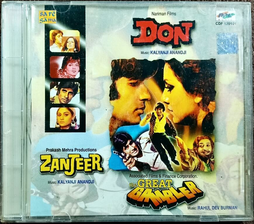 Don (1978) Kalyanji-Anandji / Zanjeer (1973) Kalyanji-Anandji / The Great Gambler (1979) Rahul Dev Burman Pre-Owned SA RE GA MA-RPG Audio CD