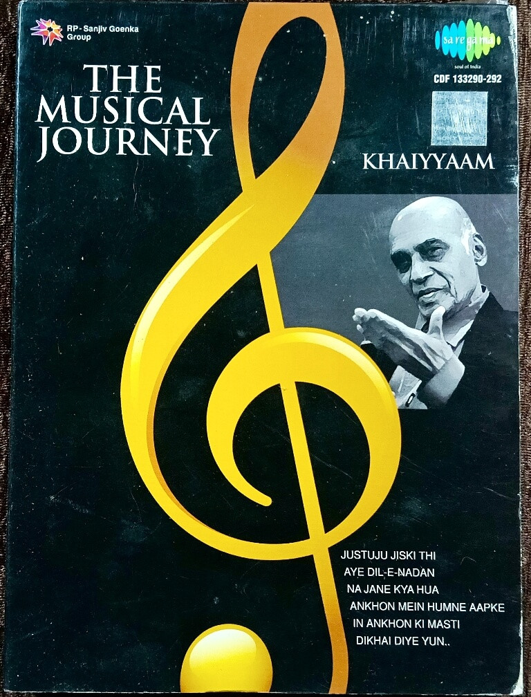 Khaiyyaam - Musical Journey with Khaiyyaam (2015)  Bollywood OST Compilation Pre-Owned Universal Triple (3) Audio CD Set