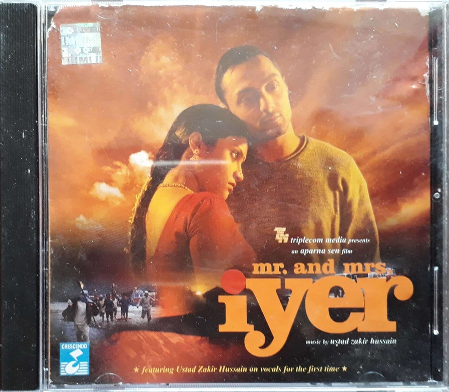 Mr. And Mrs. Iyer (2002) Ustad Zakir Hussain Pre-Owned Crescendo Audio CD