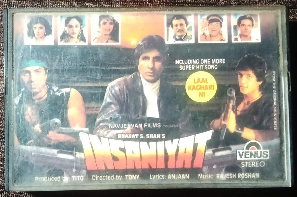 Insaniyat (1994) Rajesh Roshan Pre-Owned Venus Audio Cassette