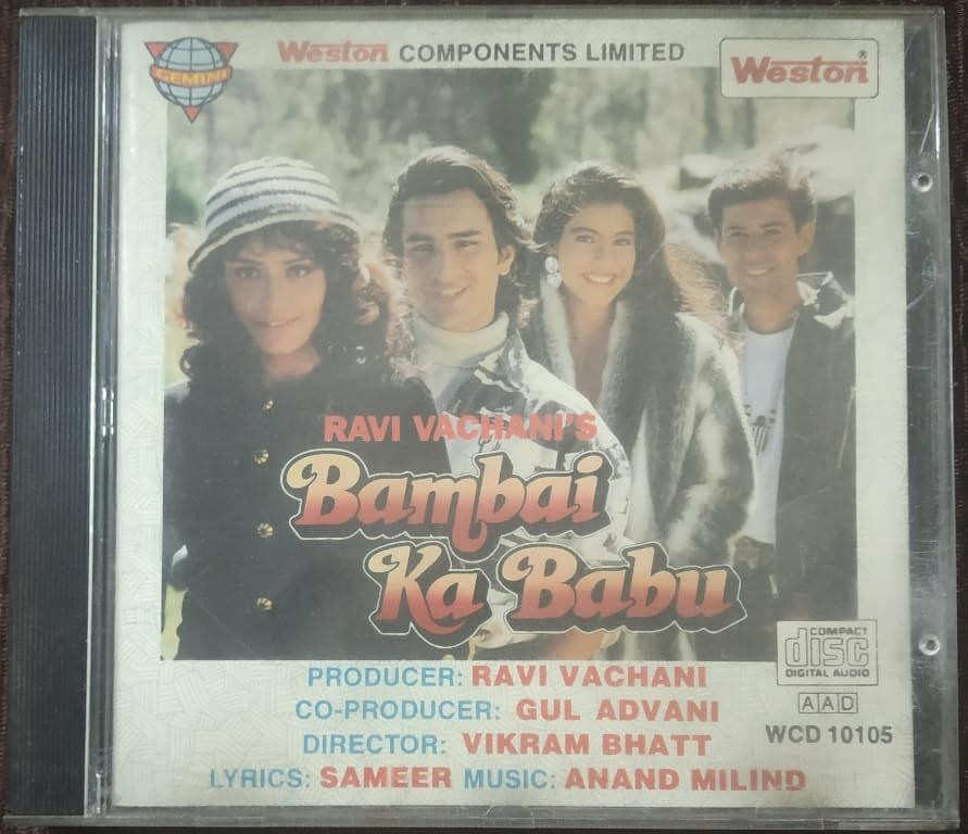 Bambai Ka Babu (1995) Anand-Milind Pre-Owned Imported Weston Gemini Audio CD