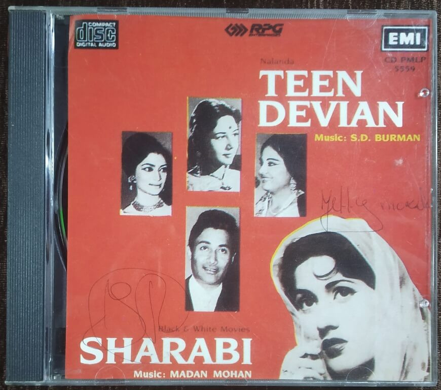 Teen devian (1965) S. D. Burman / Sharabi (1964) Madan Mohan Pre-Owned EMI Imported Audio CD