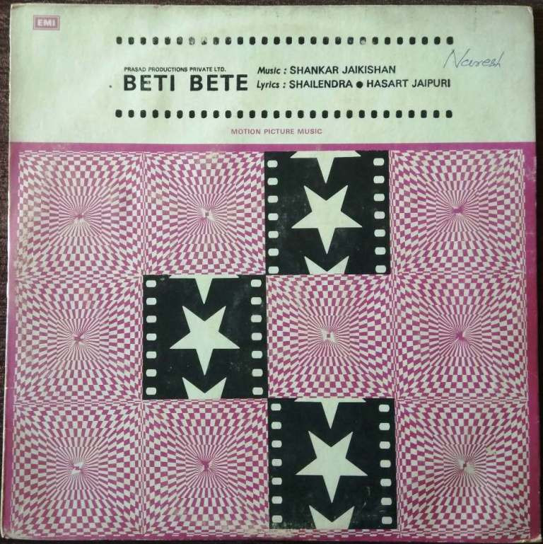 Beti Bete (1964) Shankar-Jaikishan Pre-Owned Vinyl, 12" LP Record