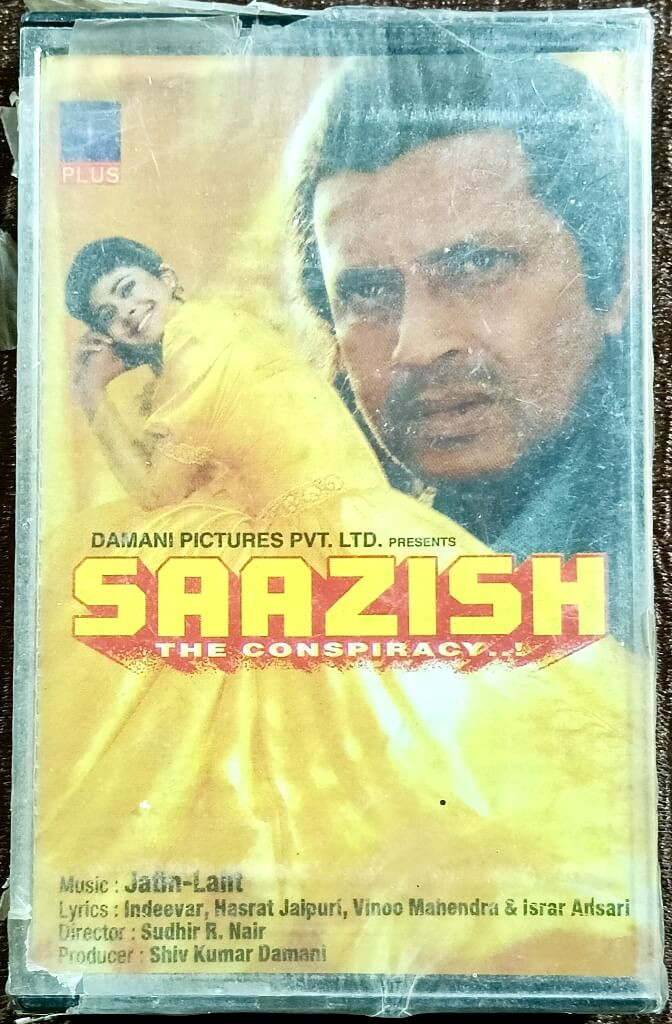 Saazish - The Conspiracy (1997) Jatin-Lalit Pre-Owned Plus Music Audio Cassette