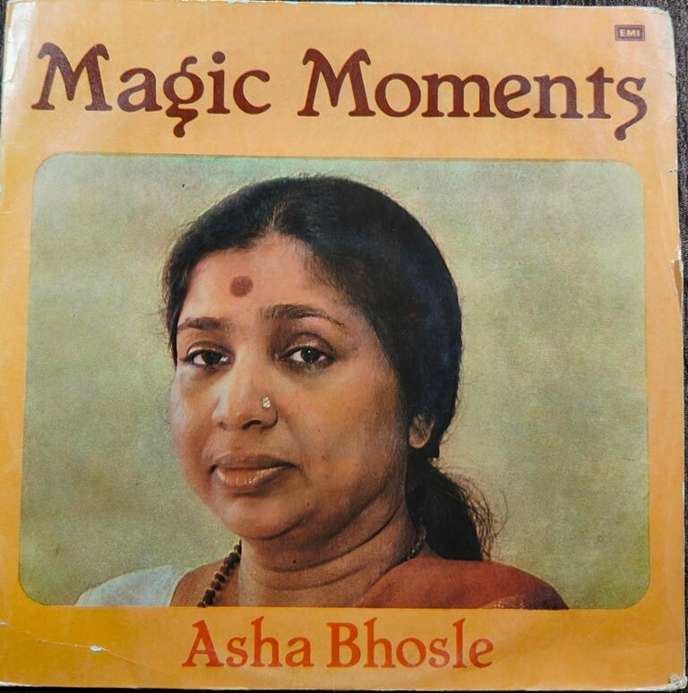 Asha Bhosle – Magic Moments (1984) Bollywood OST Compilation Pre-Owned Vinyl, 12" Music For Pleasure LP Record