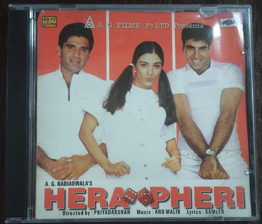 Hera Pheri (2000)  Lalit Sen, Anu Malik Pre-Owned Sa Re Ga Ma Audio CD