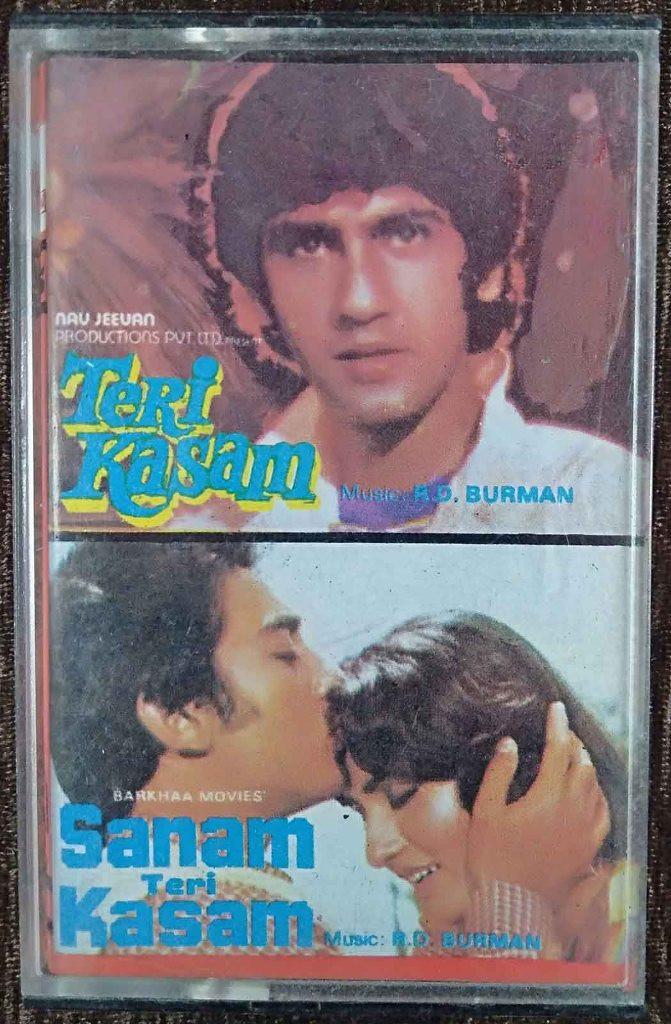 Teri Kasam (1982) R.D. Burman / Sanam Teri Kasam (1982) R.D. Burman Pre-Owned Music India, Polygram Audio Cassette