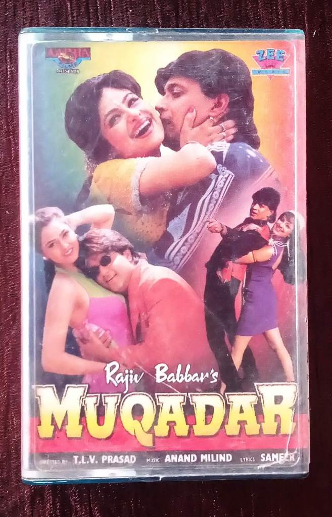Muqaddar (1996) Anand-Milind Pre-Owned Zee Music Audio Cassette