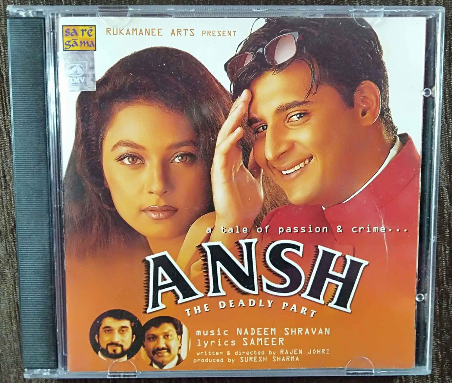 Ansh - The Deadly Part (2001) Nadeem-Shravan Pre-Owned SA RE GA MA, RPG Music Audio CD