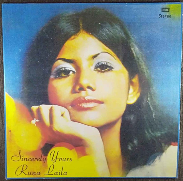 Runa Laila - Sincerely Yours (1976) Ghulam Qadir (Pandit) Pre-Owned Vinyl, 12" LP Record