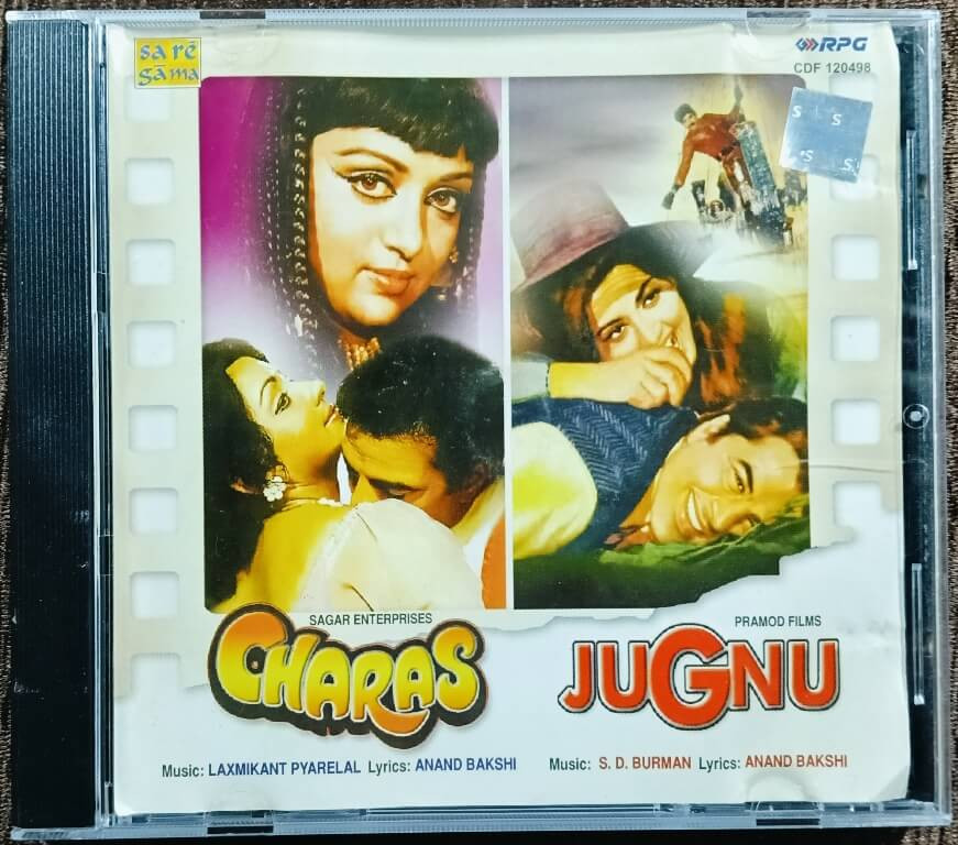 Charas (1976) Laxmikant Pyarelal / Jugnu (1973) S. D. Burman Pre-Owned Audio CD