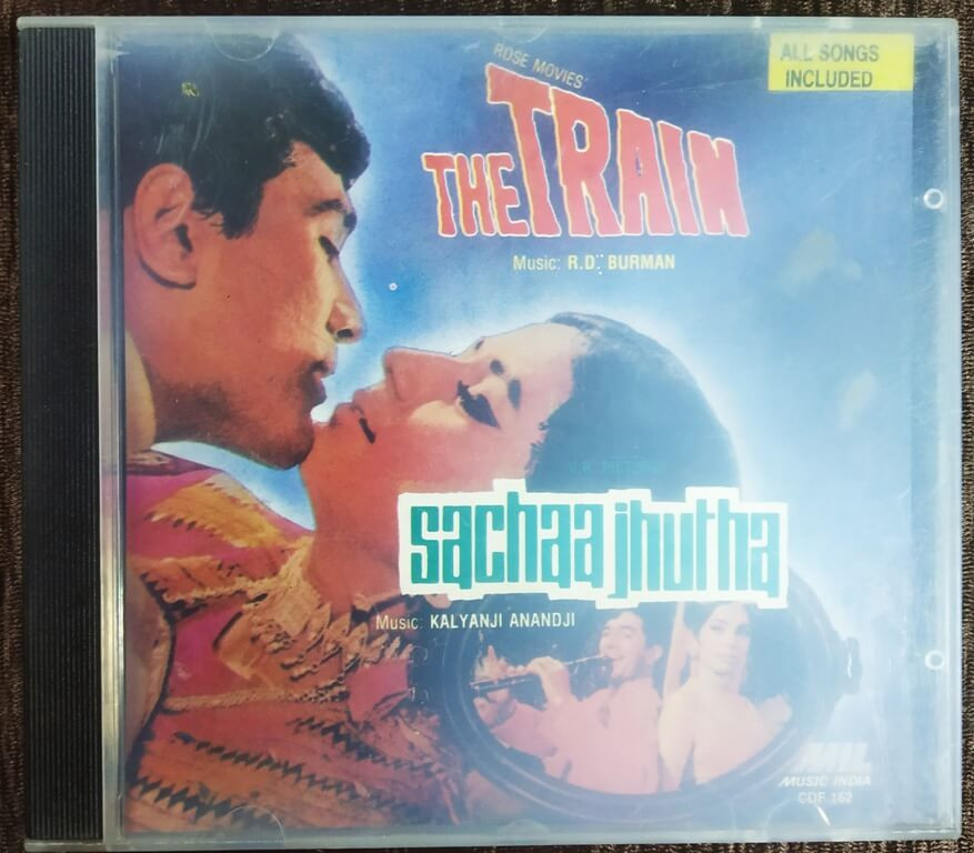 The Train (1970) R.D. Burman / Sachaa Jhutha (1970) Kalyanji-Anandji Pre-Owned Music India Audio CD