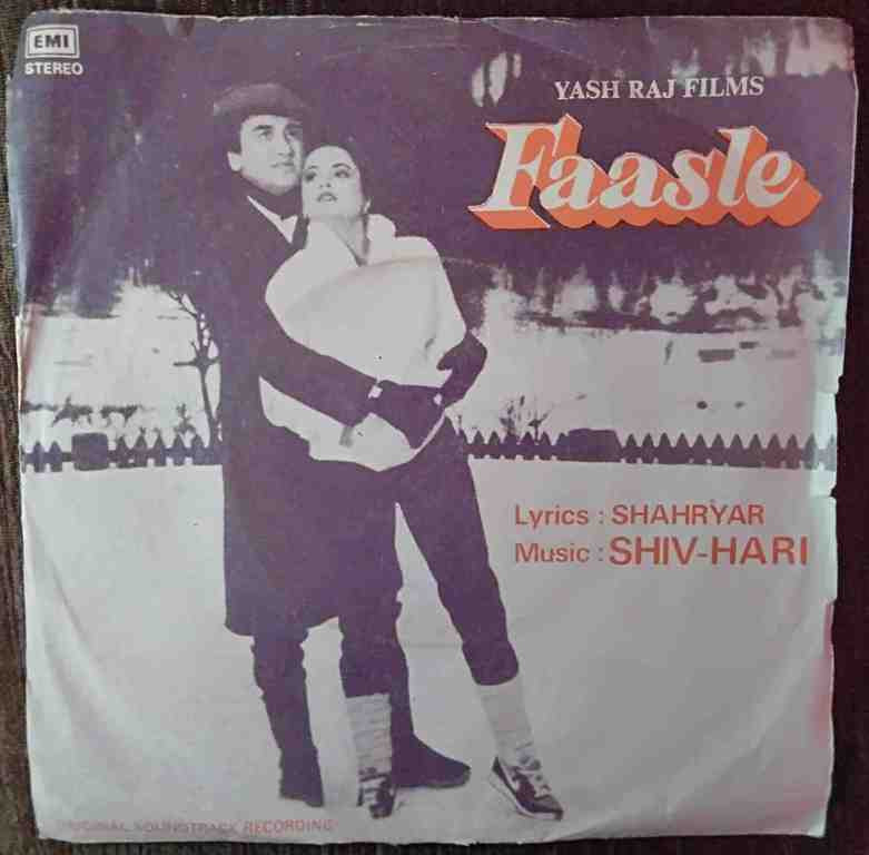 Faasle (1985) Shiv-Hari Pre-Owned Vinyl, 7" EP Record