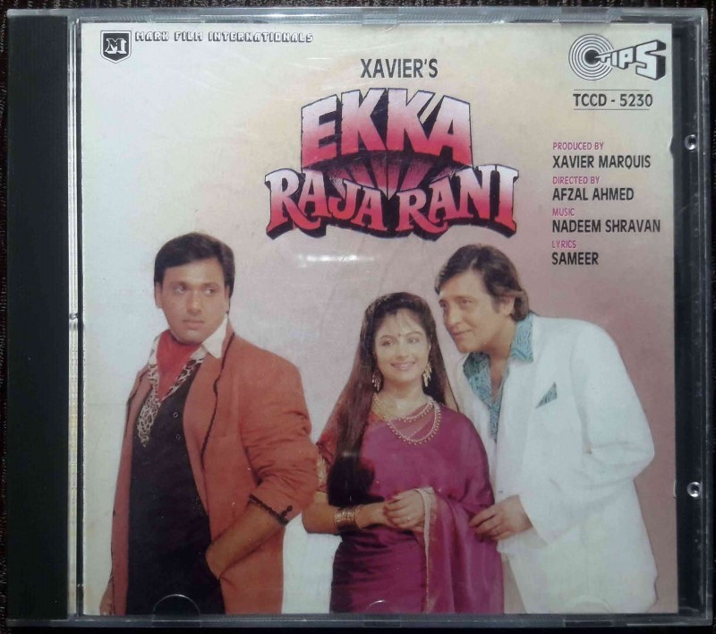 Ekka Raja Rani (1994) Nadeem-Shravan Pre-Owned Tips Audio CD