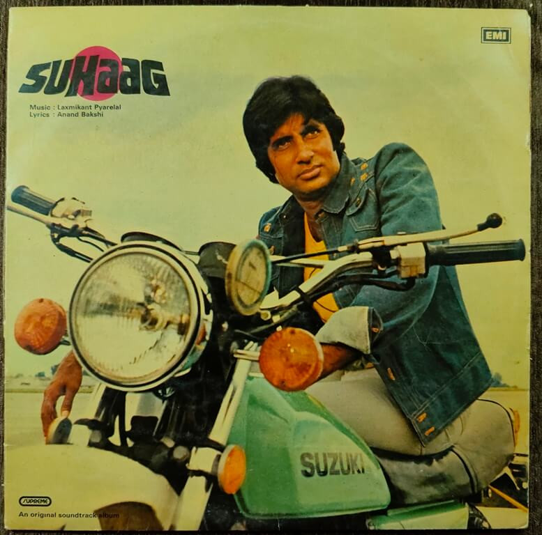 Suhaag (1979) Laxmikant-Pyarelal Pre-Owned His Master's Voice Vinyl, 12" LP Record