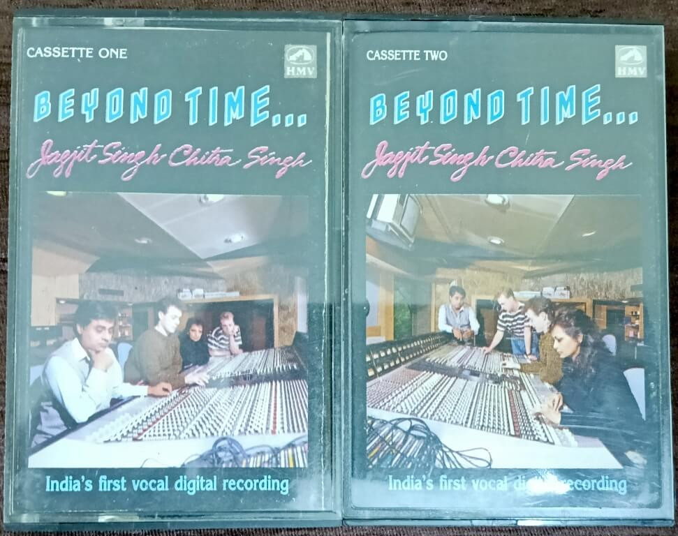 Jagjit & Chitra Singh – Beyond Time… (Vol. 1 & 2) (1988) Ghazal Album Pre-Owned HMV Double Audio cassette Set