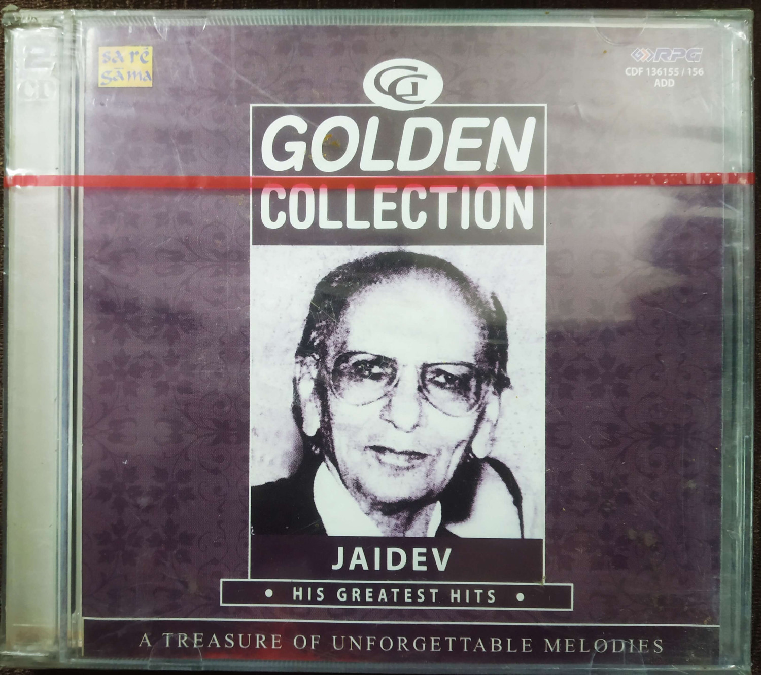 Jaidev - His Greatest Hits - A Treasure Of Unforgettable Melodies (2006) Jaidev Pre-Owned Sa Re Ga Ma, RPG Double Audio CD