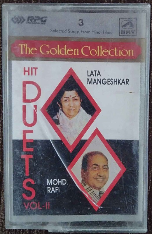 Lata Mangeshkar & Mohd. Rafi - Hits Duets - The Golden Collection - Vol 2 - 3 (1994) Compilation Pre-Owned HMV, RPG Audio Cassette