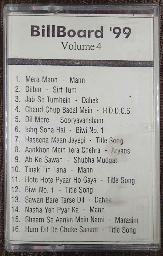 Bill Board 99 Volume 4 Compilation Pre-Owned NA Audio Cassette